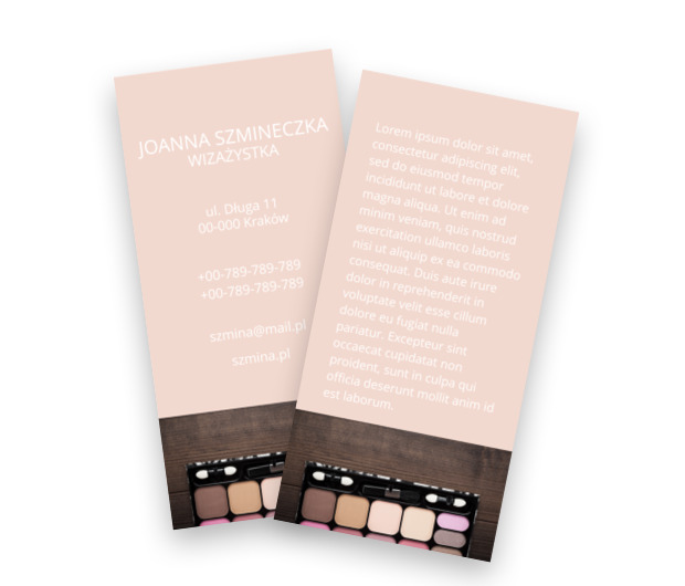 Magia i kolor – dwa bratanki, Zdrowie i Uroda, Wizaż - Ulotki Netprint szablony online