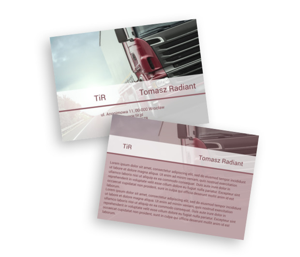 Czas na wagę złota, Transport, Transport Towarów  - Ulotki Netprint szablony online