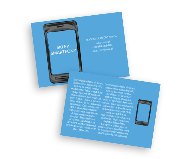 Halo - Tu smartfon, Telekomunikacja i Internet, Telefony komórkowe / Smartfony - Ulotki Netprint szablony online