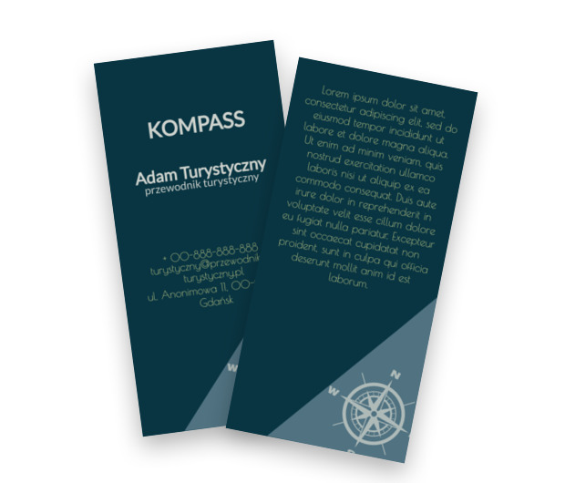 Wiatr w imię Róży, Turystyka, Przewodnik turystyczny - Ulotki Netprint szablony online