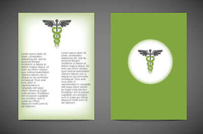 Z harmonią i spokojem w tle, Medycyna, Służba zdrowia - Ulotki Netprint