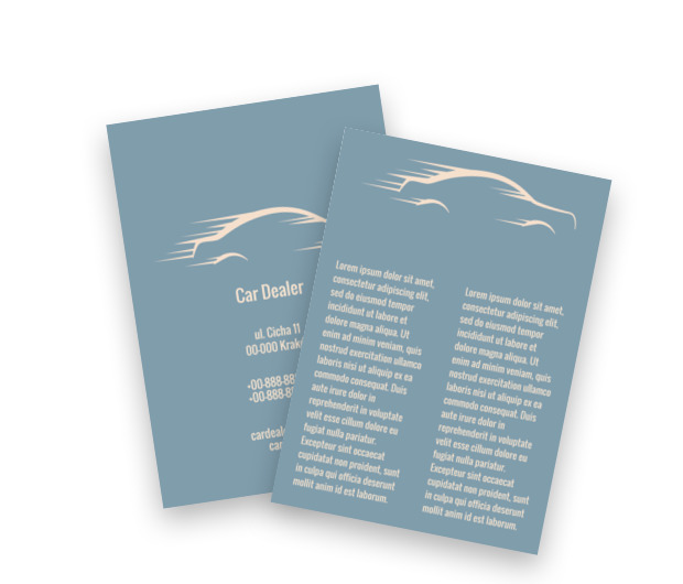 Motoryzacyjny tunel , Motoryzacja, Dealer - Ulotki Netprint szablony online