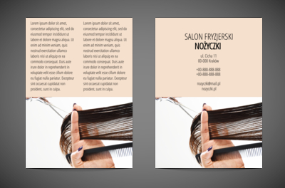 Sztuka dla włosa, Zdrowie i Uroda, Salon Fryzjerski - Ulotki Netprint