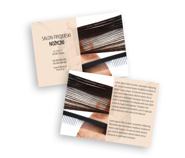 Fale, loki i profesjonalne cięcie, Zdrowie i Uroda, Salon Fryzjerski - Ulotki Netprint szablony online