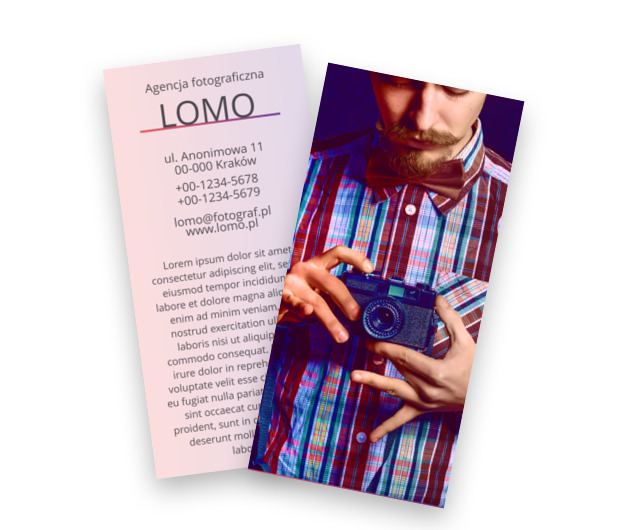 Rzeczy i historie, które łączą, Fotografia, Usługi fotograficzne - Ulotki Netprint szablony online