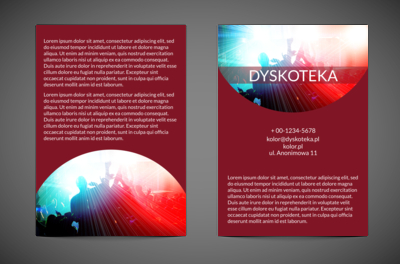 Gdy czas staje w miejscu, liczy się chwila, Rozrywka, Dyskoteka - Ulotki Netprint