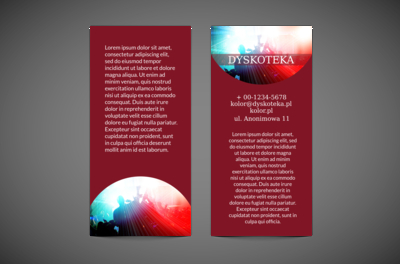 Do białego rana, Rozrywka, Dyskoteka - Ulotki Netprint