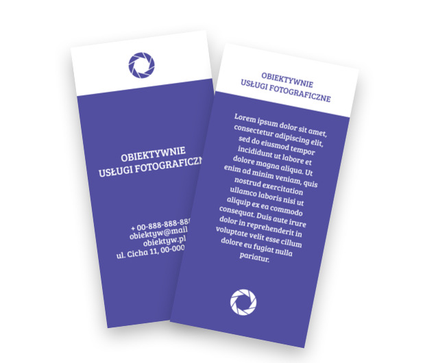 Ujęcie, klatka, kadr, Fotografia, Usługi fotograficzne - Ulotki Netprint szablony online