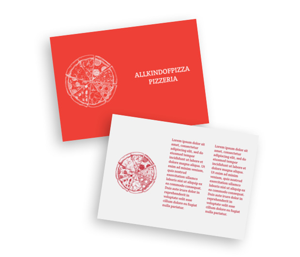 Czarodziejski spodek, Gastronomia, Pizzeria - Ulotki Netprint szablony online