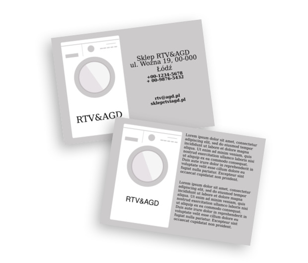 Czyste zasady gry, Sprzedaż, RTV i AGD - Ulotki Netprint szablony online