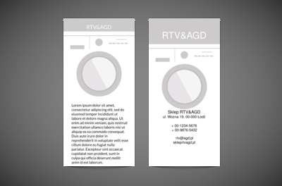 Prawidłowy zawrót głowy, Sprzedaż, RTV i AGD - Ulotki Netprint