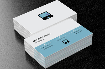 Informatyczne zawirowania, Telekomunikacja i Internet, Informatyk - Wizytówki Netprint