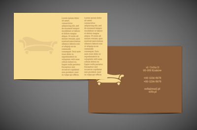 Kolorowe myśli i żółta sofa, Sprzedaż, Meble - Ulotki Netprint