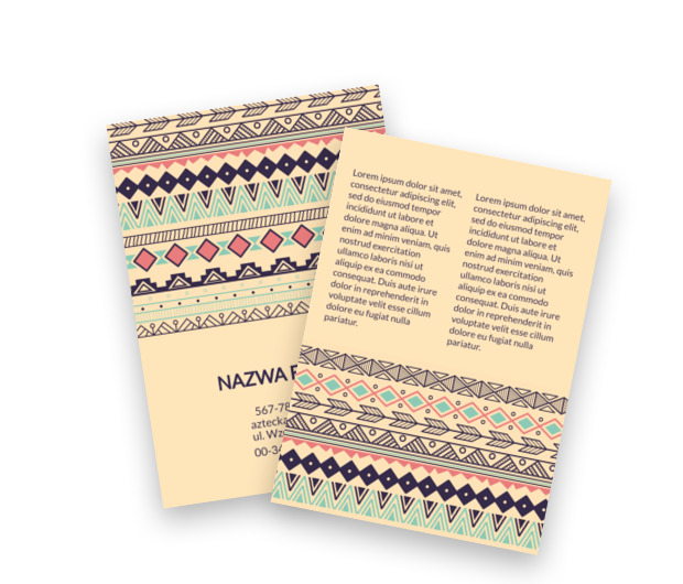 Marzenia Apacza, Motywy, Tła i tekstury - Ulotki Netprint szablony online