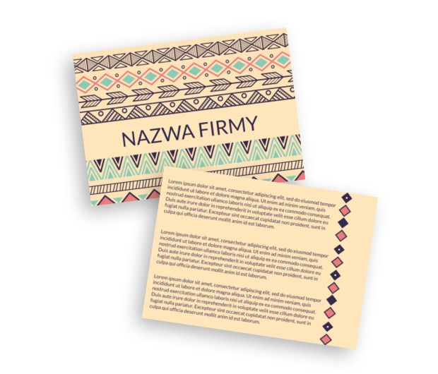 Marzenie dziką przygodą, Motywy, Tła i tekstury - Ulotki Netprint szablony online