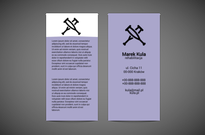 Działania pro-marketingowe, Medycyna, Rehabilitacja - Ulotki Netprint