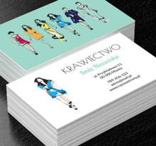 Moda, wygoda i styl, Usługi domowe, Usługi krawieckie - Wizytówki Netprint