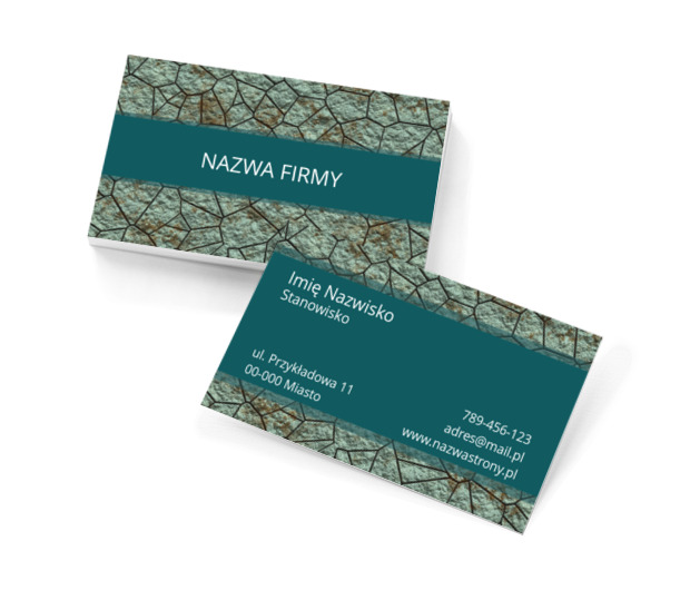 Droga do zwycięstwa, Budownictwo, Usługi kamieniarskie - Wizytówki Netprint szablony online