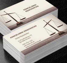 Ważyć to, co ważne, Prawo, Kancelaria adwokacka - Wizytówki Netprint
