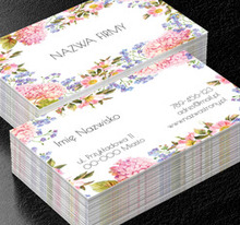 Zmysłowy zapał do pracy, Motywy, Roślinne - Wizytówki Netprint