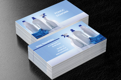 Wyjątkowa czystość, wyjątkowy dar, Usługi domowe, Pomoc domowa - Wizytówki Netprint