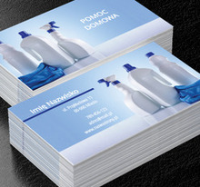 Wyjątkowa czystość, wyjątkowy dar, Usługi domowe, Pomoc domowa - Wizytówki Netprint