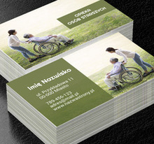 Potrzebujemy skrzydeł, by latać, Usługi domowe, Opieka nad osobami starszymi - Wizytówki Netprint