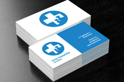 Zadbajmy o zdrowie pupili, Środowisko i Przyroda, Lecznica weterynaryjna - Wizytówki Netprint