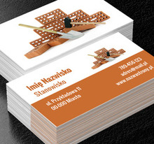 Kuźnia dobrej jakości, Sprzedaż, Materiały budowlane - Wizytówki Netprint