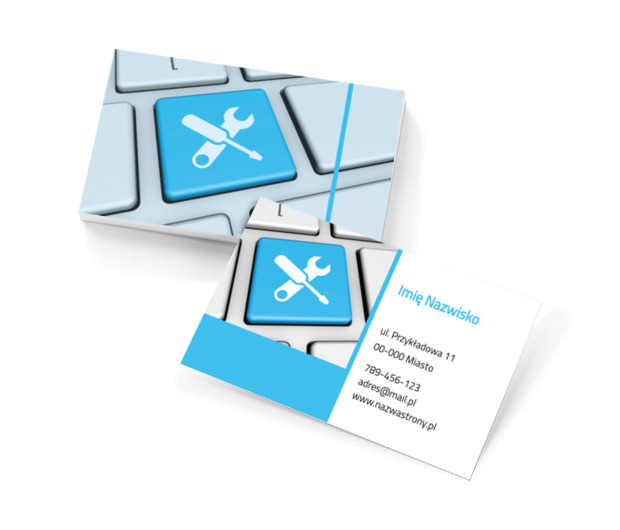 Złote rączki w czarnej godzinie, Telekomunikacja i Internet, Serwis komputerowy - Wizytówki Netprint szablony online