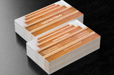 Schodzić po schodach, Budownictwo, Schody - Wizytówki Netprint