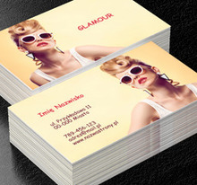 Być jak gwiazda estrady, Motywy, Glamour - Wizytówki Netprint