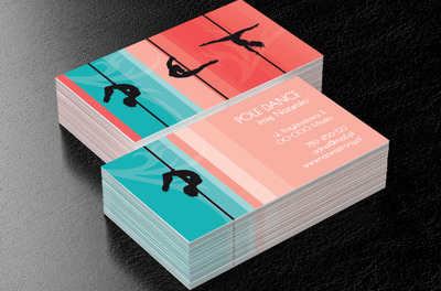 Kolorowa doskonałość, Edukacja, Szkoła tańca - Wizytówki Netprint