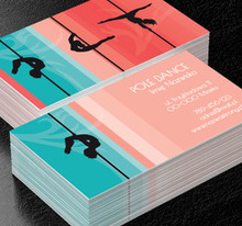 Kolorowa doskonałość, Edukacja, Szkoła tańca - Wizytówki Netprint