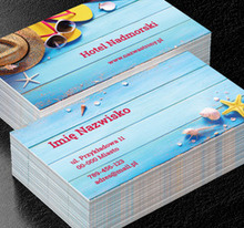 Wakacyjny czas - beztroskie chwile przyjemności, Turystyka, Hotel, Motel, Pensjonat  - Wizytówki Netprint