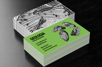 Zieleń skalnych niezwykłości, Środowisko i Przyroda, Geologia - Wizytówki Netprint