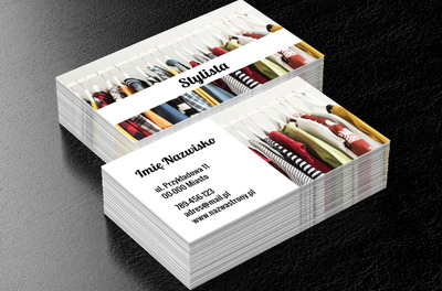 Kolory pod znakiem fashion, Zdrowie i uroda, Stylista - Wizytówki Netprint