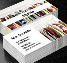 Kolory pod znakiem fashion, Zdrowie i uroda, Stylista - Wizytówki Netprint