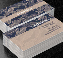 Roślinne pasje, Motywy, Roślinne - Wizytówki Netprint