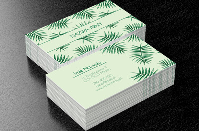 Zielono mi!, Motywy, Roślinne - Wizytówki Netprint