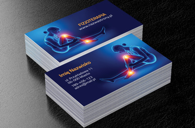 Pokonamy ból, Medycyna, Fizjoterapia - Wizytówki Netprint