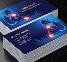 Pokonamy ból, Medycyna, Fizjoterapia - Wizytówki Netprint