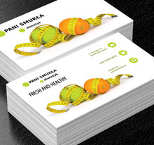 Owoce w centymetrze, Zdrowie i uroda, Dietetyk - Wizytówki Netprint