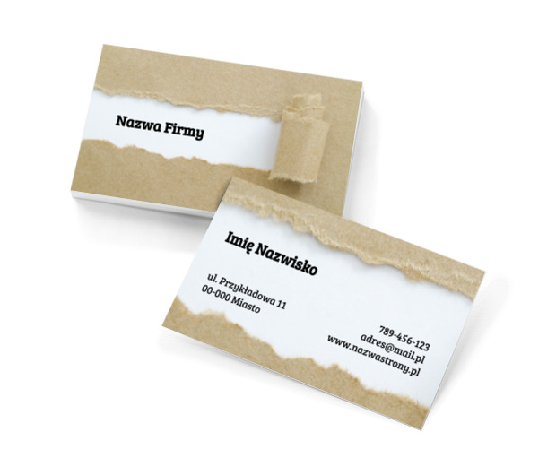 Siła prostoty, Motywy, Uniwersalne - Wizytówki Netprint szablony online