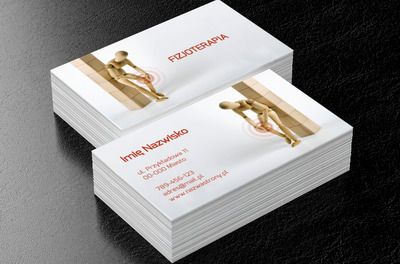 W zdrowym ciele…, Medycyna, Fizjoterapia - Wizytówki Netprint