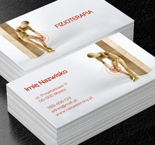 W zdrowym ciele…, Medycyna, Fizjoterapia - Wizytówki Netprint