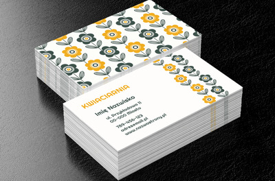 Florystyczne cudo, Środowisko i Przyroda, Kwiaciarnia - Wizytówki Netprint