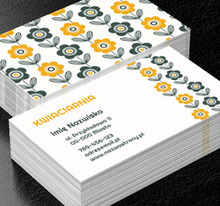 Florystyczne cudo, Środowisko i Przyroda, Kwiaciarnia - Wizytówki Netprint