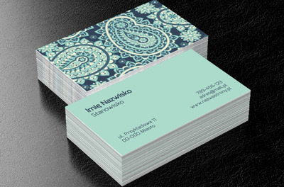 W krainie koloru, Motywy, Tła i tekstury - Wizytówki Netprint