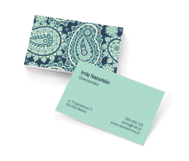 W krainie koloru, Motywy, Tła i tekstury - Wizytówki Netprint szablony online